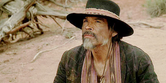 Sal Lopez as Ahmado, the Mexican bandit who holds Inish Scull for ransom in Comanche Moon (2008)