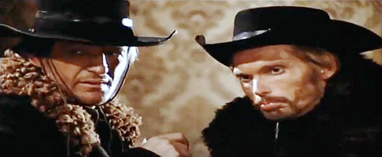 Bruno Corazzari and Federico Boido as Boida, two of the Reverend's henchmen in Roy Colt and Winchester Jack (1970)