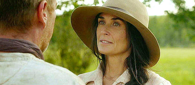 Demi Moore as Mary Alice Watson, seeing John Henry Clayton for the first time in 10 years in Forsaken (2015)