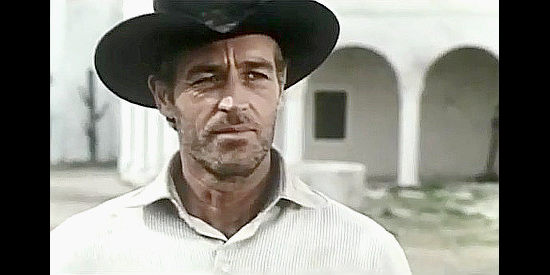Guy Madison as John Latimore (aka Tex), leader of the avengers in Five Giants from Texas (1966)