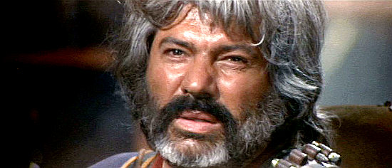 Ignazio Spallas (Pedro Sanchez) as Eschudo, the revolutionary whose favorite charity is himself in Adios, Sabata (1970)