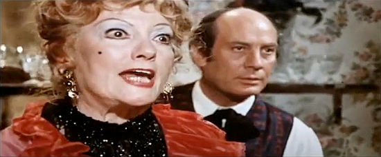 Isa Miranda as Mammola, madam of the whorehouse in Roy Colt and Winchester Jack (1970)