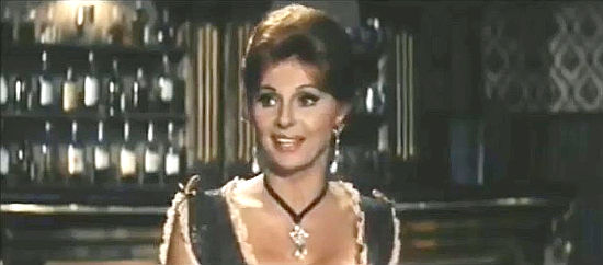 Madeleine Lebeau as Jeannie Lee in Gunmen of the Rio Grande (1964) 