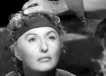 Barbara Stanwyck as Cora Sutliff is discovered among the Indian captives in Trooper Hook (1957)