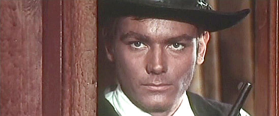 Peter Lee Lawrence as Jess Bryan in Killer Goodbye (1968)