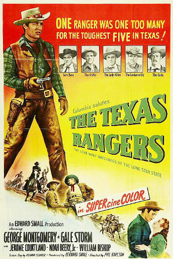 Texas Rangers (1951) poster