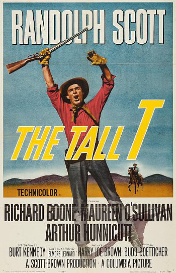The Tall T (957) poster