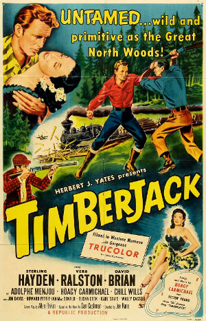 Timberjack (1955) poster 