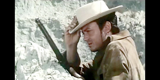 Vassili Karis as Joshua, one of the avengers, in Five Giants from Texas (1966)