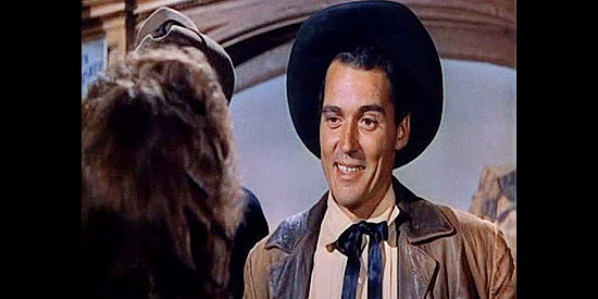 William Bishop as Sam Bass, one of the outlaw leaders in Texas Rangers (1951)