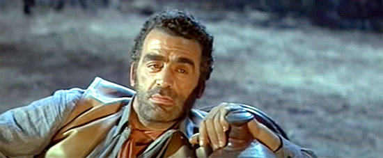 Bruno Arie as Pete Lopez, one of Johnny's sidekicks in Wanted Johnny Texas (1967)