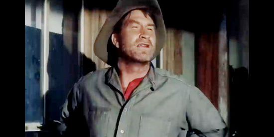 Chill Wills as Boatwhistle, music playing hand on the Davis ranch in High Lonesome (1950)