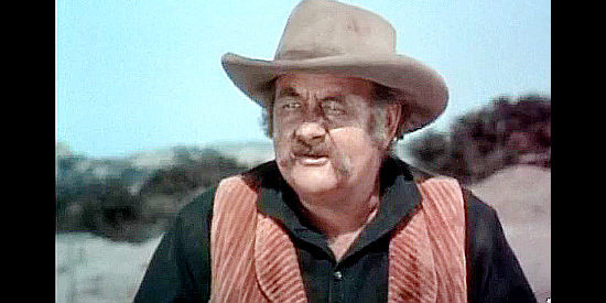 Chubby Johnson as Sheriff Blaney, trying to explain why he's sided with Del Stewart in Overland Pacific (1954)