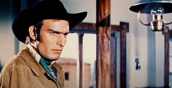 Claudio Undari (Robert Hundar) as Billy, seeking revenge against Zorro for his brother's death in The Shadow of Zorro (1962)
