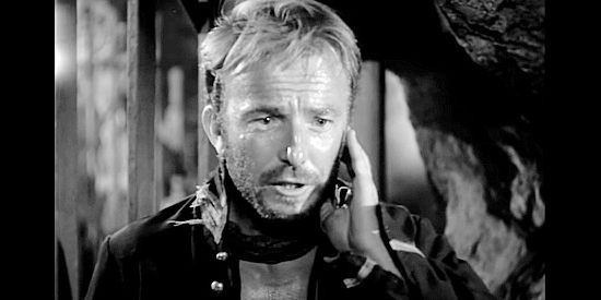 Dick Paxton as George Nye, a former artilleryman haunted by the din of battle in Hellgate (1952)