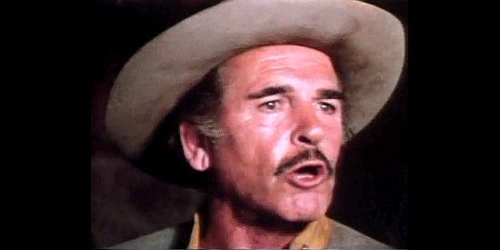 Enzo Fiermonte as the Confederate captain who labels Veritas and his friends as scoundrels in They Call Him Veritas (1972)
