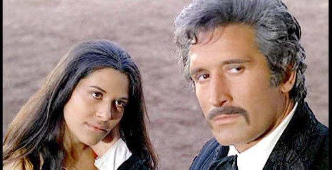 Felicita Fanni as Conseula with Mimmo Palmara as Manuel Triana in Tequila Joe (1968)s