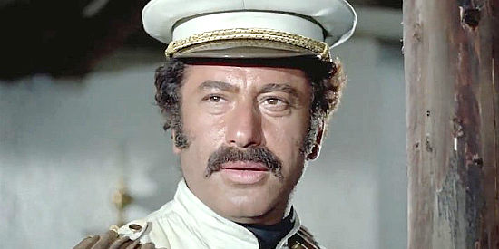 Frank Wolff as Aguilar, the greedy Mexican bandit in A Stranger in Town (1966)
