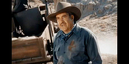 Grant Withers as Ed Bagley, a gang member JIm Plummer has a grudge against in The Last Bandit (1949)