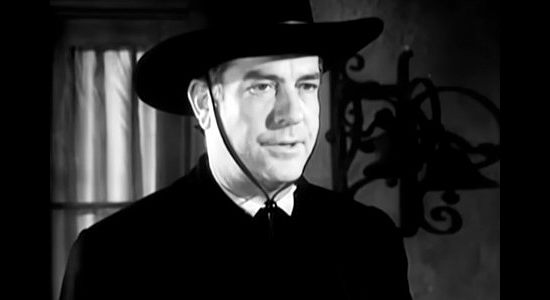 Grant Withers as Marshal Ed Luckner, a crooked lawman in cahoots with Luis Savarin in Old Los Angeles (1948)