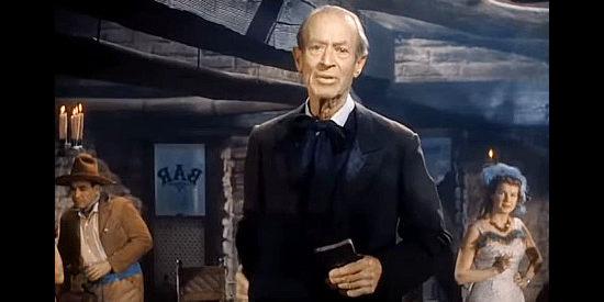 H.B. Warner as Father Joseph, trying to raise money for a church in Hellfire (1949)