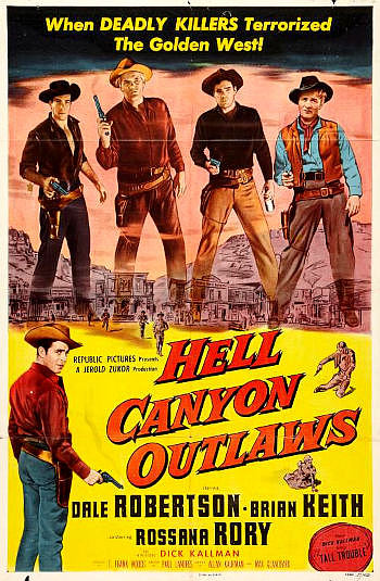 Hell Canyon Outlaws (1957) poster