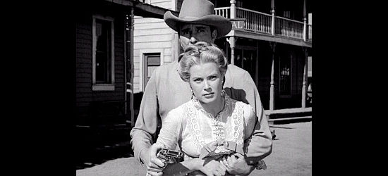 Ian McDonald as Ben Miller, using Amy (Grace Kelly) to lure Marshal Will Kane (Gary Cooper) into the open in High Noon (1952)
