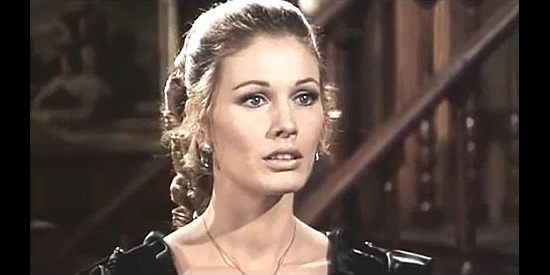 Ida Galli (Evelyn Stewart) as Sheila Udo, Chuck's one-time lover in The Unholy Four (1970)