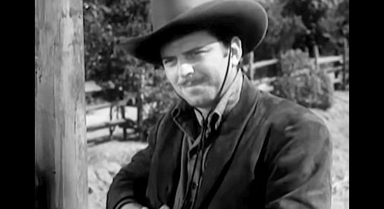 John Carroll as Johnny Morrell, the man who does dirty deeds for Luis Savarin in Old Los Angeles (1948)