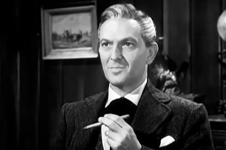 Joseph Schildkraut as Luis Savarin, the man secretly behind all the trouble in Old Los Angeles (1948)