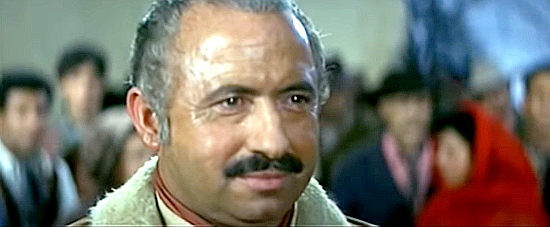 Major Weston, leader of the wagon train in Wanted Johnny Texas (1967)