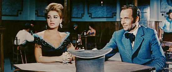 Maria Luz Galicia as Maria, fiance to Don Jose de la Torre (Frank Latimore) in The Shadow of Zorro (1962)