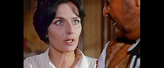 Marina Berti as Ethel with her husband Daniele Vargas as Good Jim in The Stranger Returns (1968)