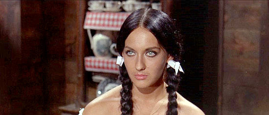 Marta May as Elena, the lower Jess Carlin leaves behind in his quest for revenge in The Texican (1966)