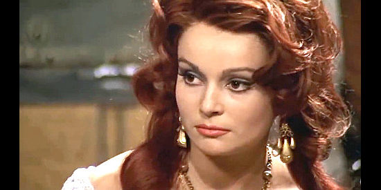 Mirella Martin (Mirella Maravidi) as Rosita, Grand Cougar's woman and perfect bait in Yankee (1966)