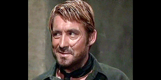Mirko Ellis as Moxon, left scarred from his falling out with Ben Cooper in Hate for Hate (1967)