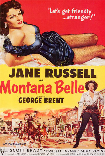 Montana Belle (1952) poster