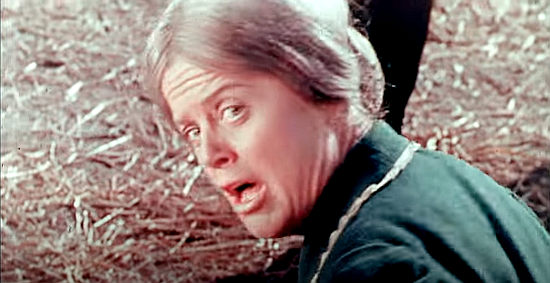 Mrs. McLaine, Lucy's mother, shocked at the vicious turn a robbery takes in Shotgun (1968). Anyone know who plays this part