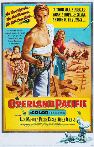 Overland Pacific (1954) poster 