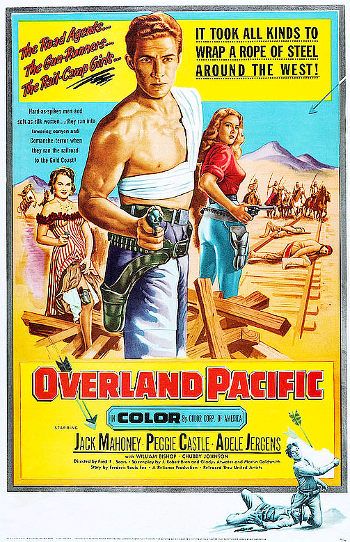 Overland Pacific (1954) poster