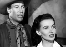 William 'Bill' Elliott as Bill Stockton and Catherine McLeod as Marie Marlowe in Old Los Angeles (1948)