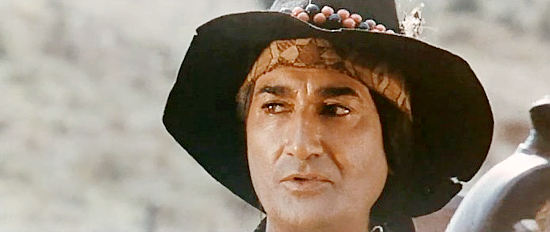 Rafael Albaicin as Gray Eagle, one of the men Sgt. Corky recruits in Seven Guns for Timothy (1966)