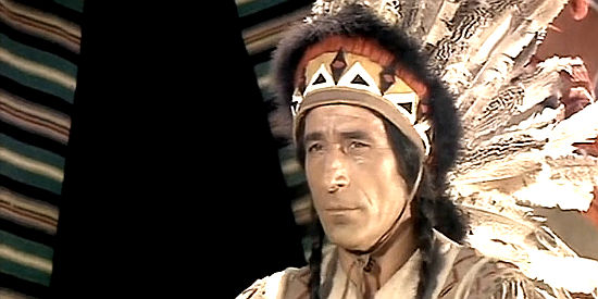 Ricardo Rodriguez as Red Cloud, who leads his tribe in battle in Seven Hours of Gunfire (1965)