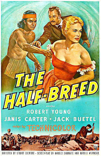 The Half-Breed (1952) poster