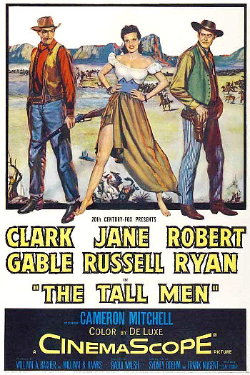 The Tall Men (1955) poster