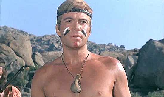 William Shatner as Notah in White Comanche (1968) 