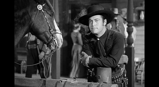 Chester Morris as Bob Sangster, waiting for the moment to strike in Three Godfathers (1936)