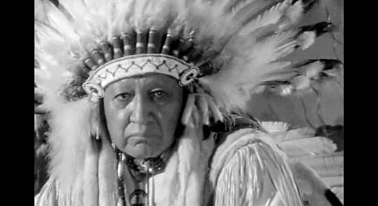 Chief Thunderbird as Chief Sitting Bull, recruited to be part of Buffalo Bill's Wild West show in Annie Oakley (1935)