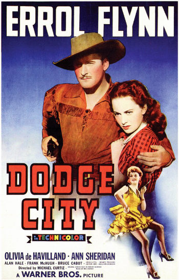 Dodge City (1939) poster