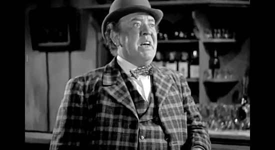 Guy Kibbee as Francis 'Eight Ball' Harrigan, The Kanarsy Kid's boxing manager in The Bad Man of Brimstone (1937)
